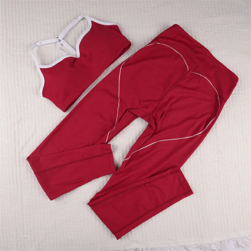 PowerFit Contrast Yoga Set