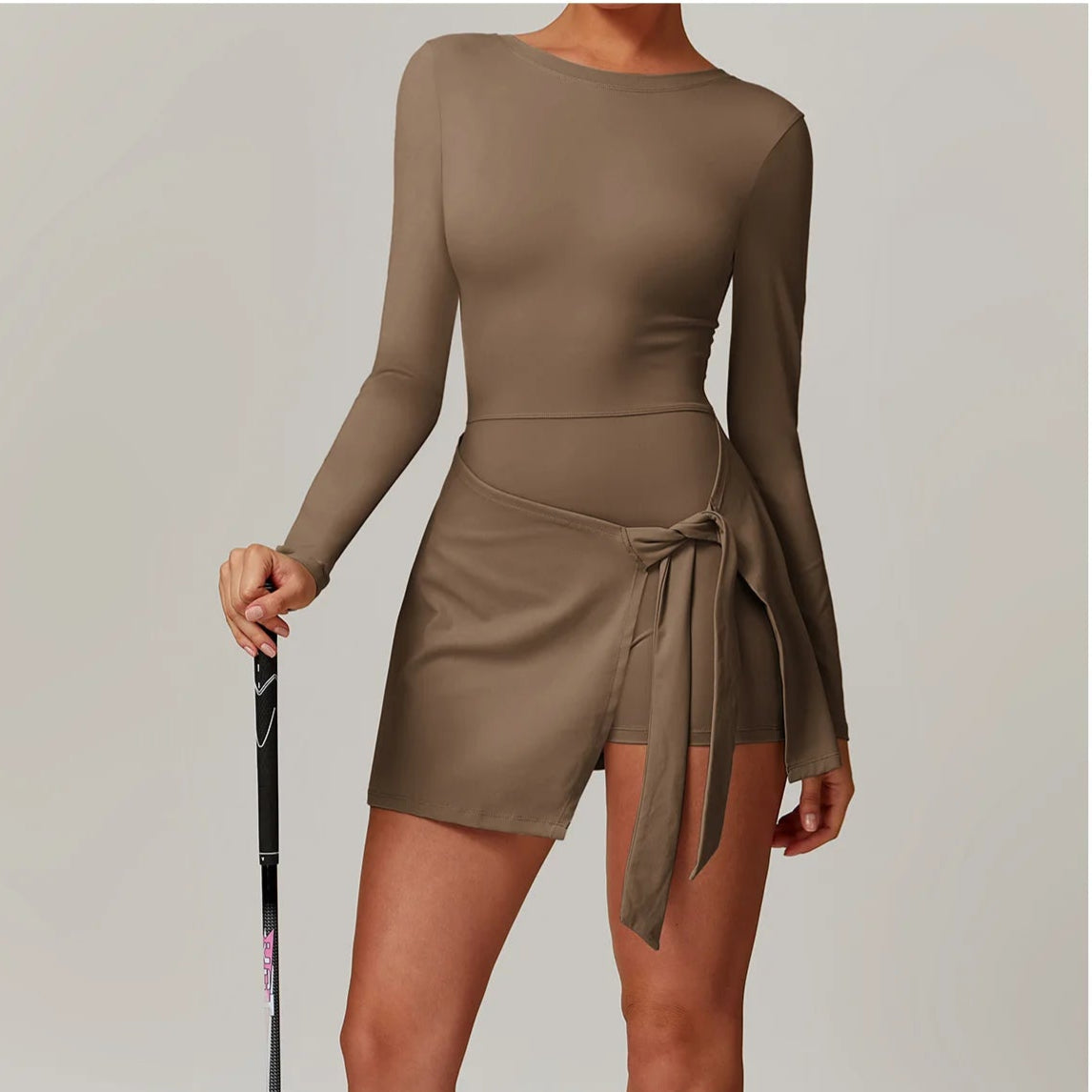 V-Back Fitness Jumpsuit