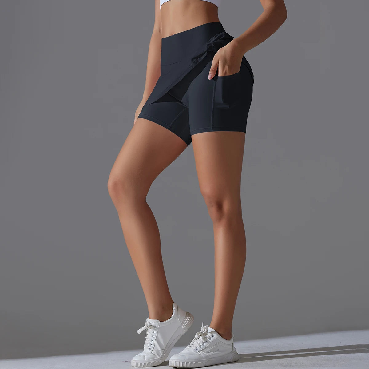 High Waist Breathable Sweat Skirt