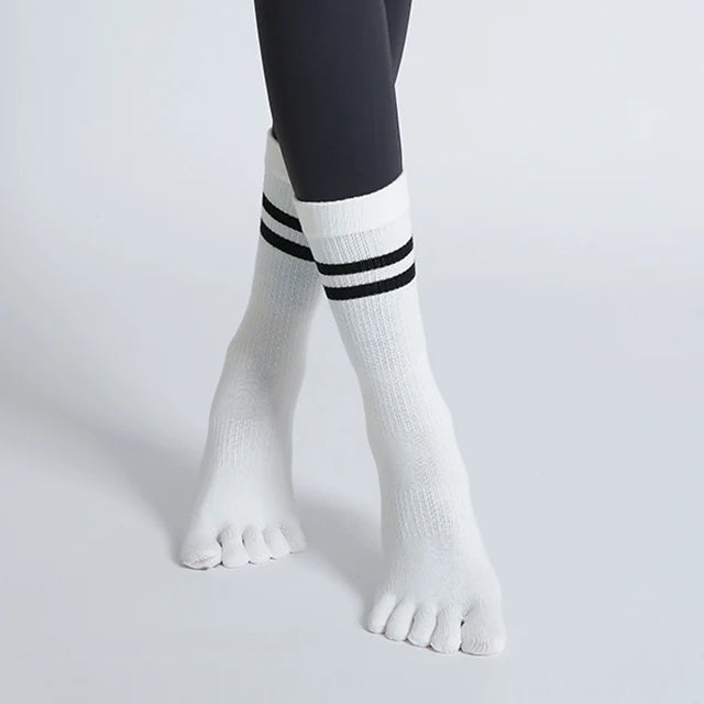 GripFit Five-Toe Yoga Socks