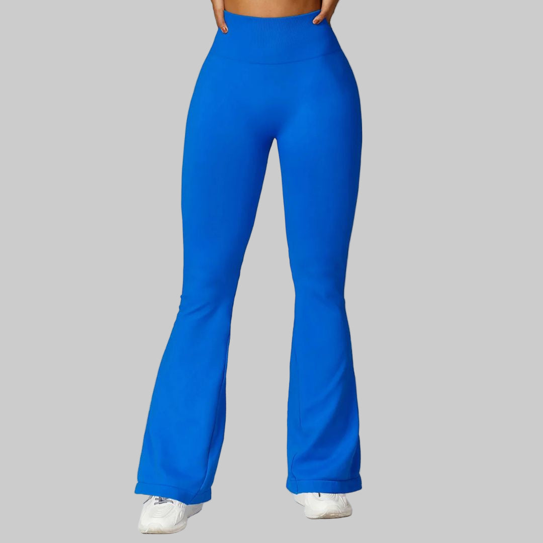 High-Waist Seamless Flare Yoga Pants