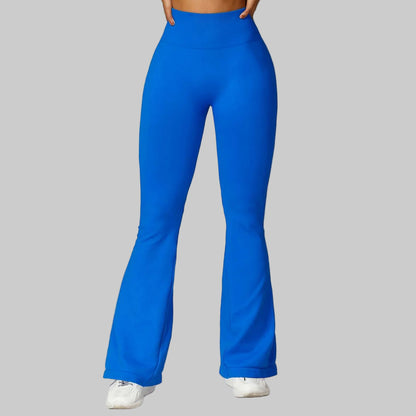 High-Waist Seamless Flare Yoga Pants