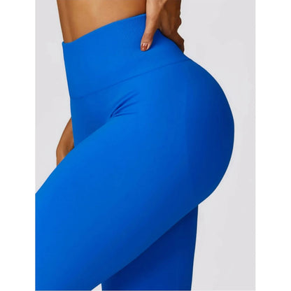 High-Waist Seamless Flare Yoga Pants