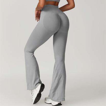 High-Waist Seamless Flare Yoga Pants
