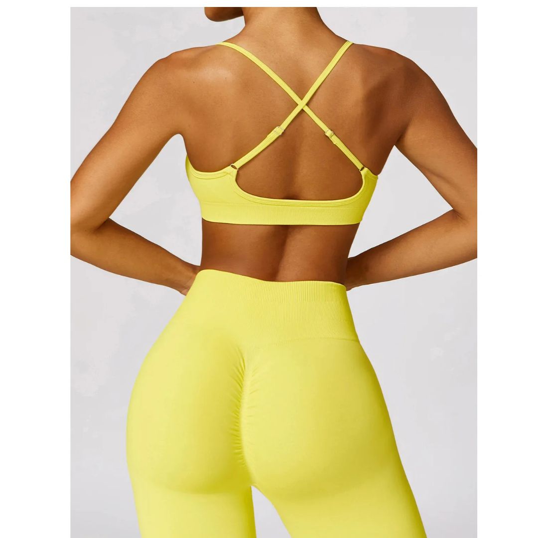 High-Waist Seamless Flare Yoga Pants