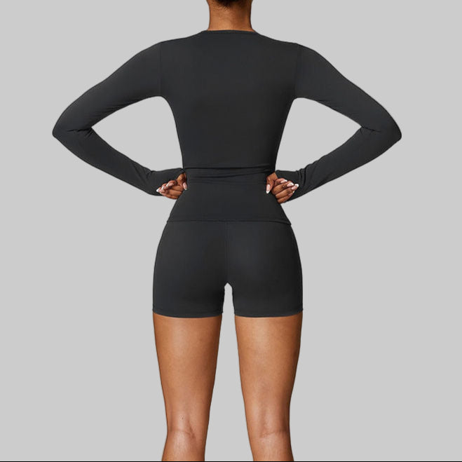 Long Sleeve Dry-Fit Workout Set
