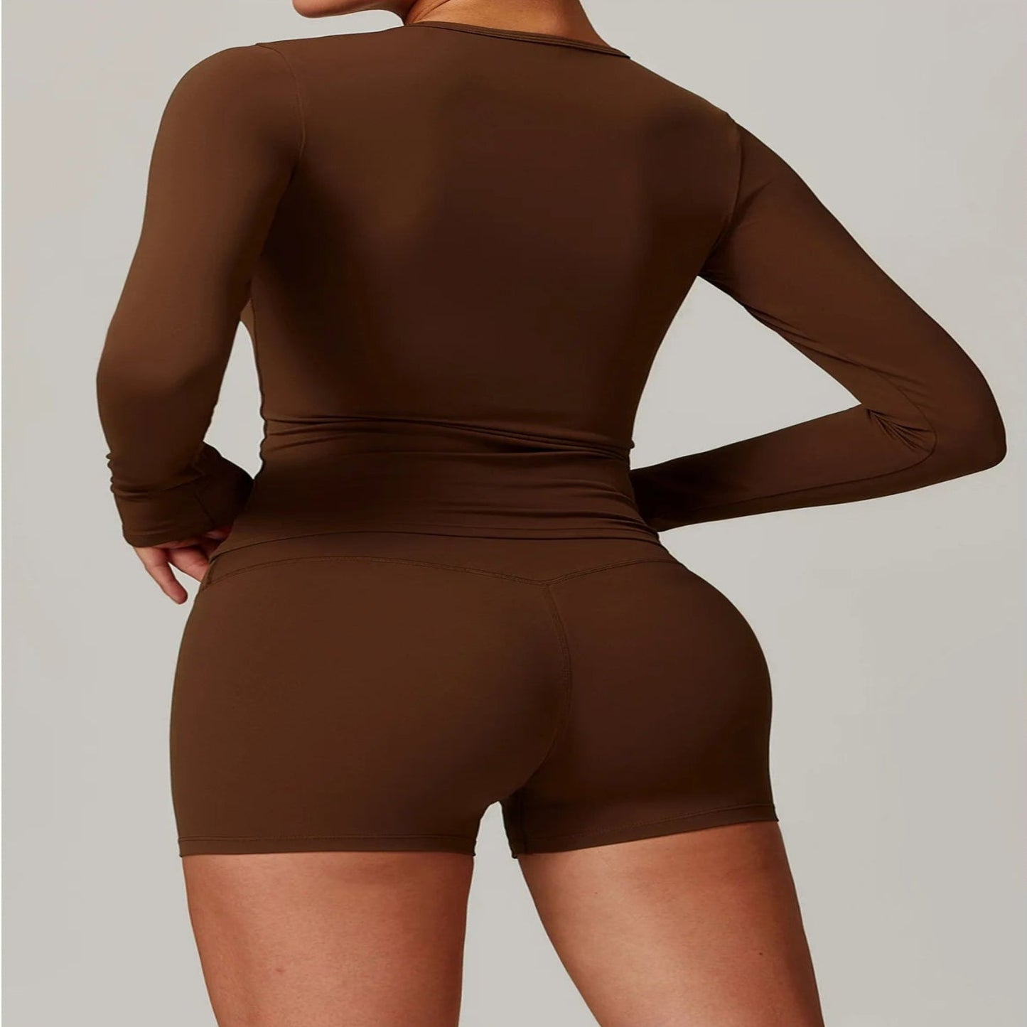 Long Sleeve Dry-Fit Workout Set