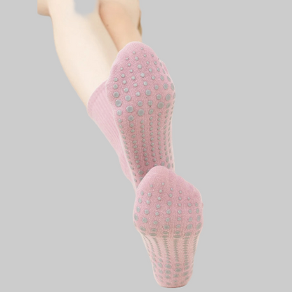 GripEase Anti-Skid Yoga Socks (5 Pairs)