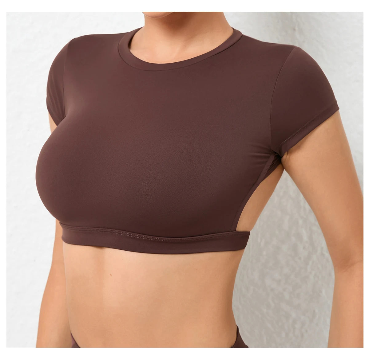 Open-Back Gym Top