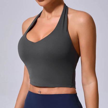 Padded Backless Sport Bra