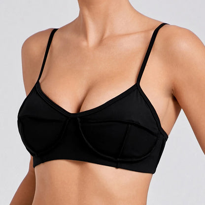 Figure-Flattering Sports Bra for Yoga & Workouts