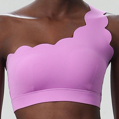 Sexy Single Strap Yoga Bra