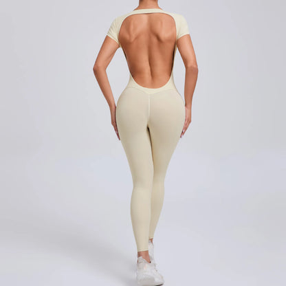 FlowSculpt Bodysuit – Yoga, Fitness & Cycling Ready