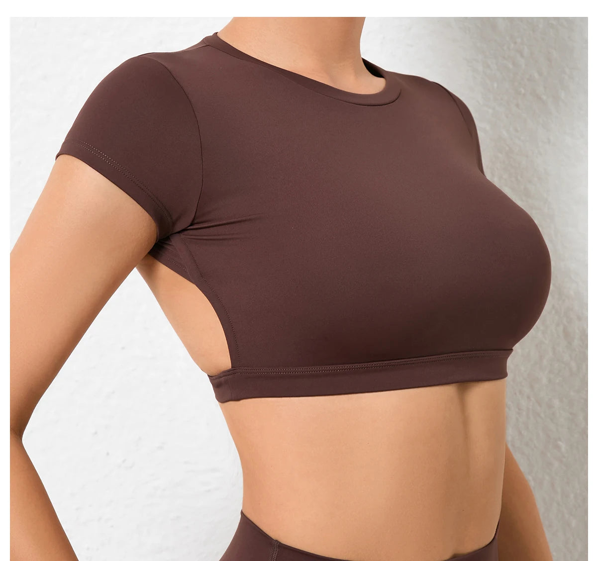 Open-Back Gym Top