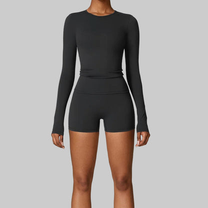 Long Sleeve Dry-Fit Workout Set