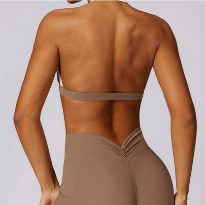 Push-Up Sports Bra – Yoga & Gym Top