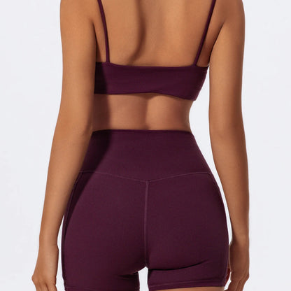 Pocket High-Waist Athletic Shorts