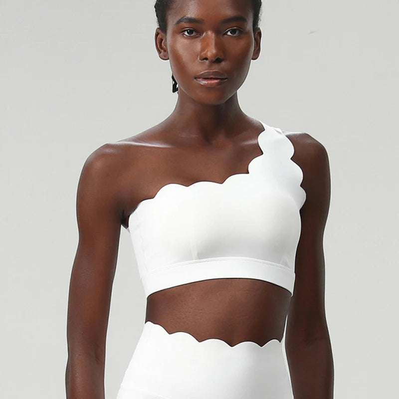 Sexy Single Strap Yoga Bra