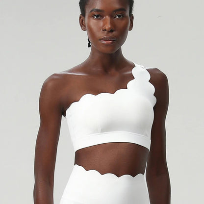 Sexy Single Strap Yoga Bra