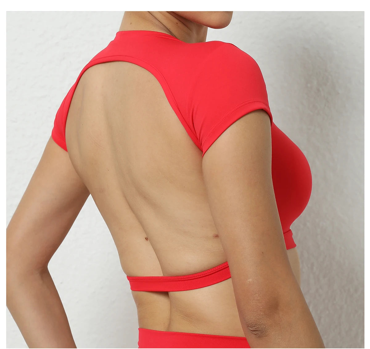 Open-Back Gym Top