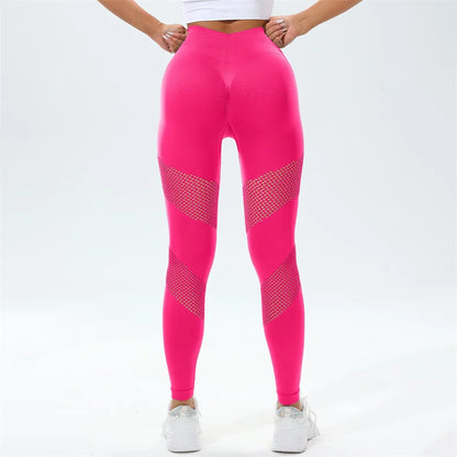 Seamless Hollow Yoga Leggings