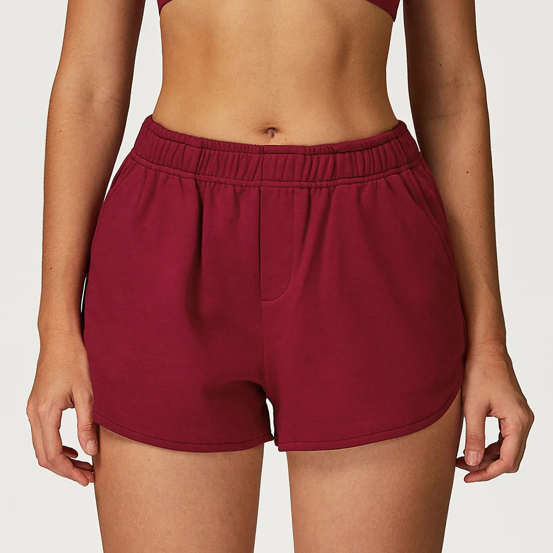 EaseFit Drawstring Yoga Shorts