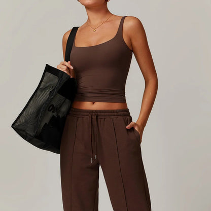 Crop Top Quick-Dry Fitness Shirt