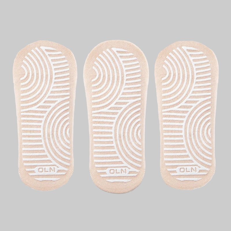 ZenStep Cotton Anti-Slip Yoga Socks (3 Pairs)