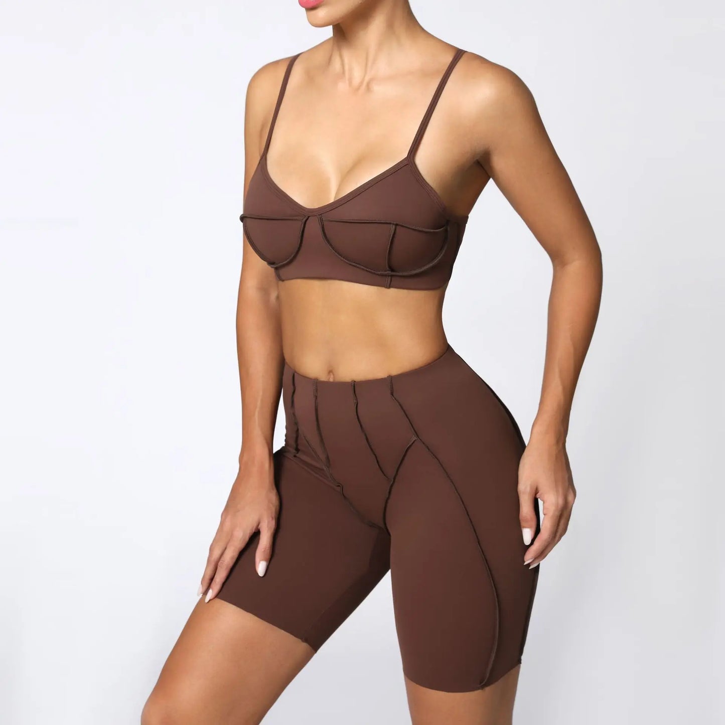 Push-Up Bra & Leggings Yoga Set