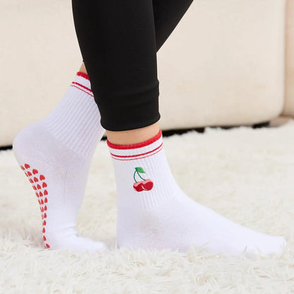 PoseGrip Anti-Slip Pilates Socks (3 Pairs)