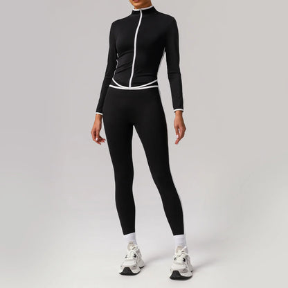 3 Piece Yoga Training Leggings and Coat