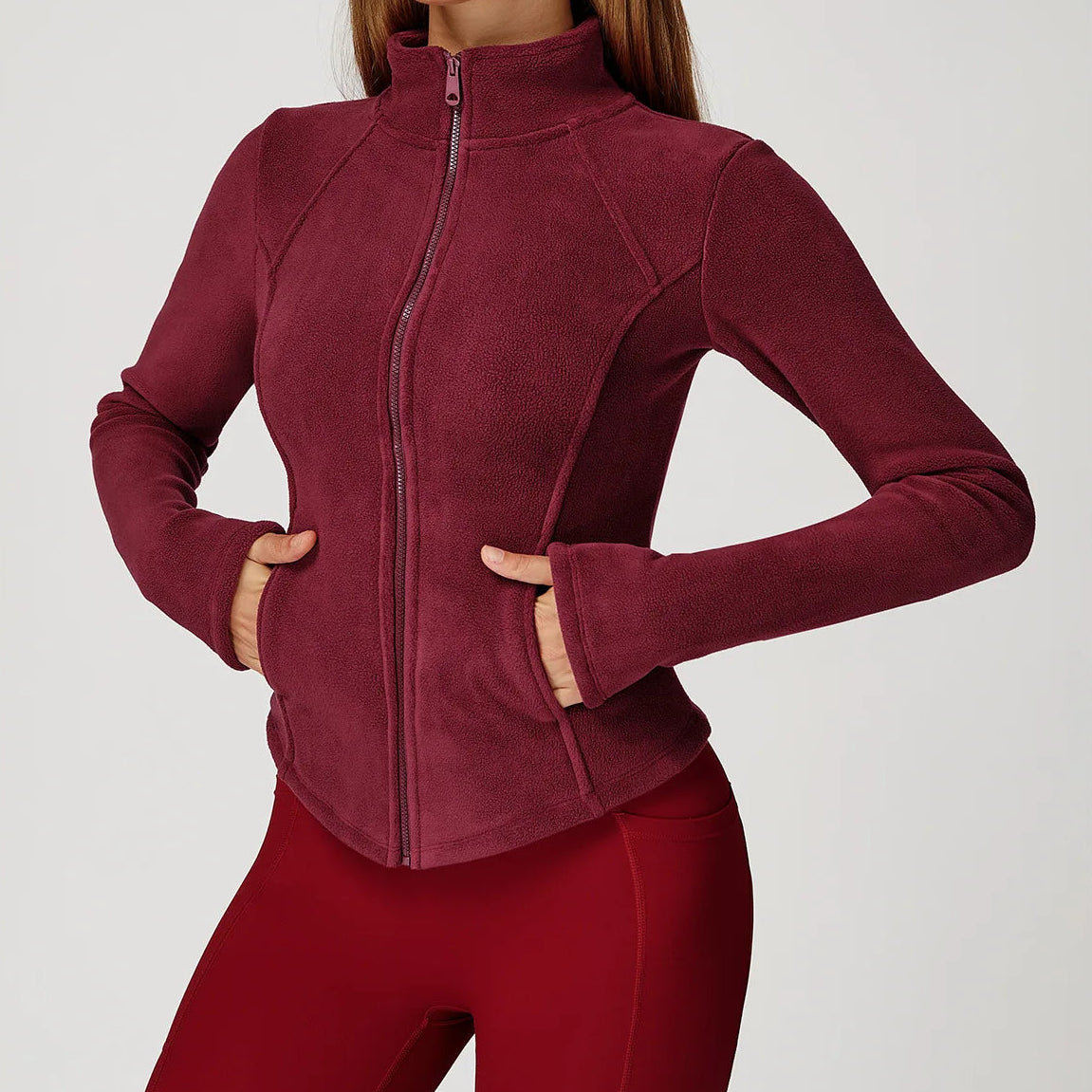 CozyFleece Warm Yoga Jacket
