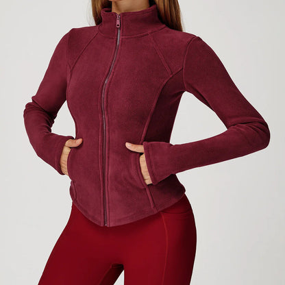 CozyFleece Warm Yoga Jacket
