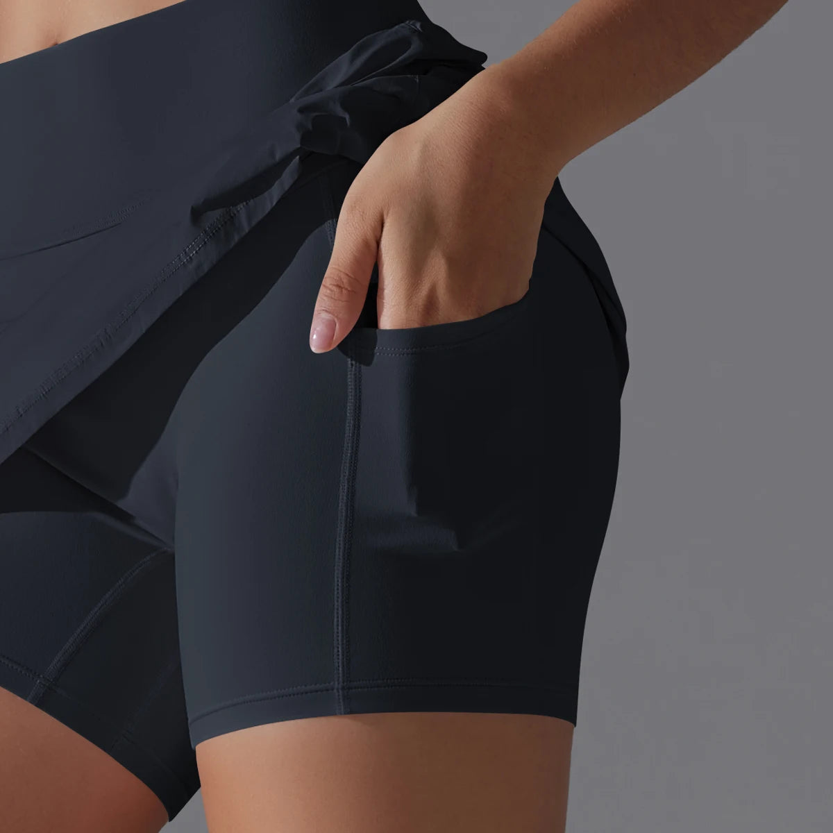 High Waist Breathable Sweat Skirt