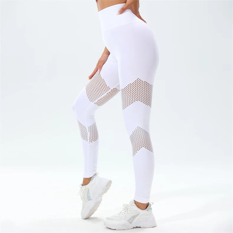 Seamless Hollow Yoga Leggings