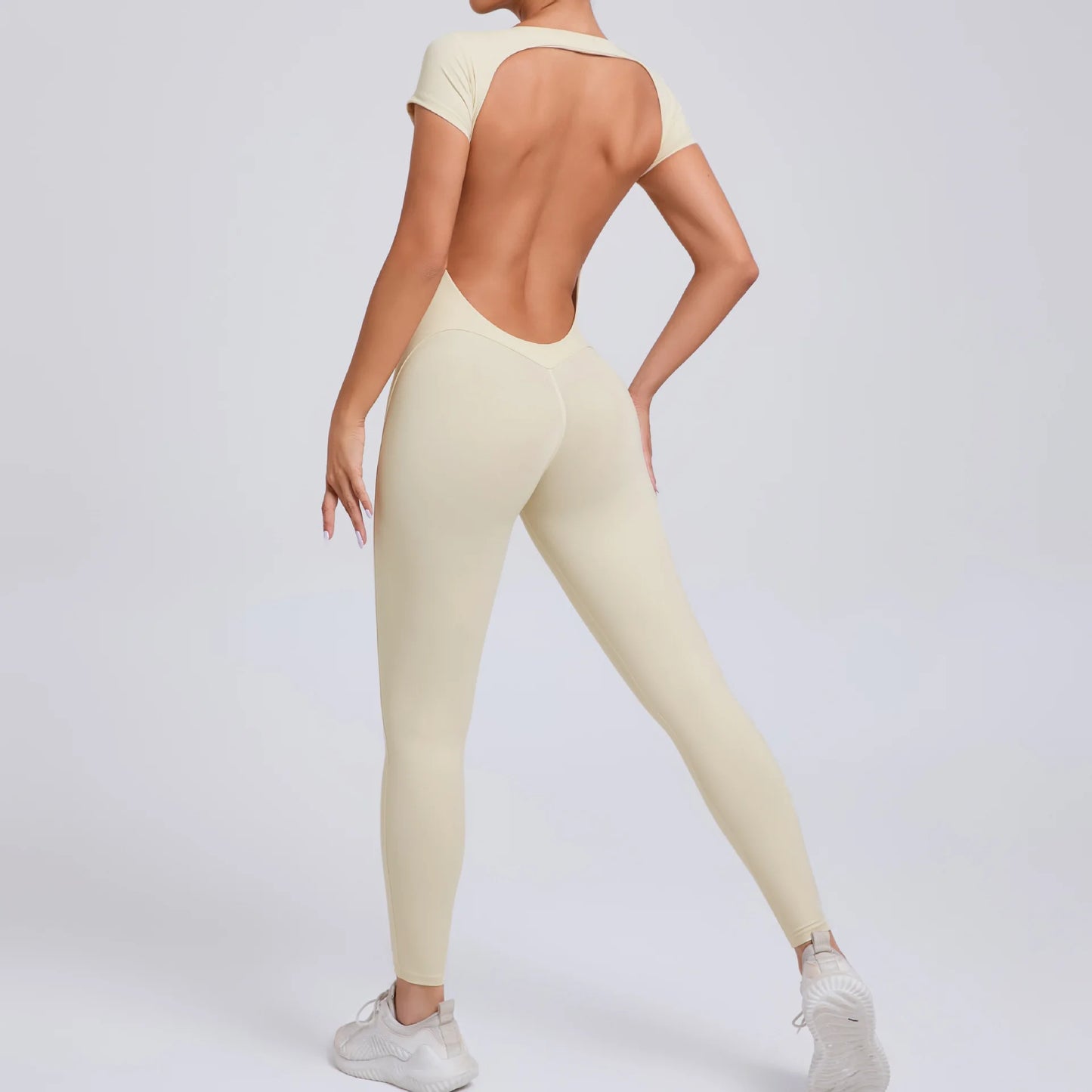 FlowSculpt Bodysuit – Yoga, Fitness & Cycling Ready