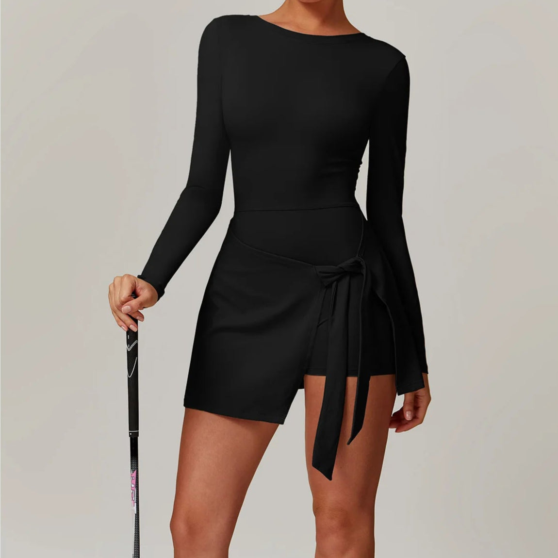 V-Back Fitness Jumpsuit