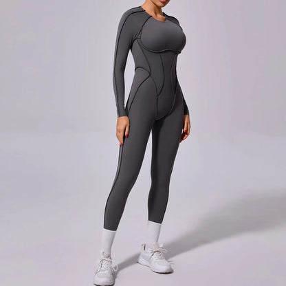 LunaFit Backless Yoga Jumpsuit