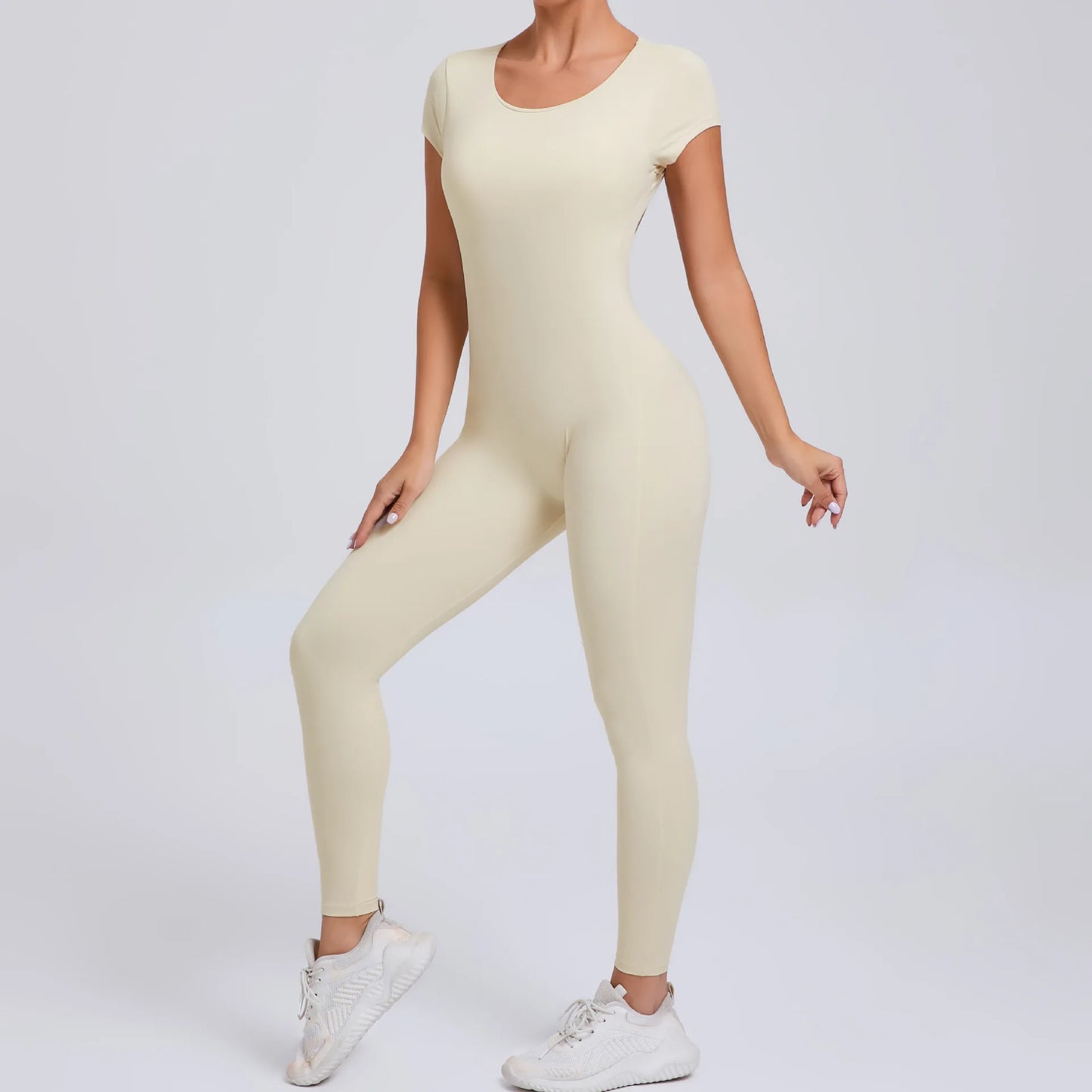 FlowSculpt Bodysuit – Yoga, Fitness & Cycling Ready