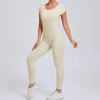 FlowSculpt Bodysuit – Yoga, Fitness & Cycling Ready