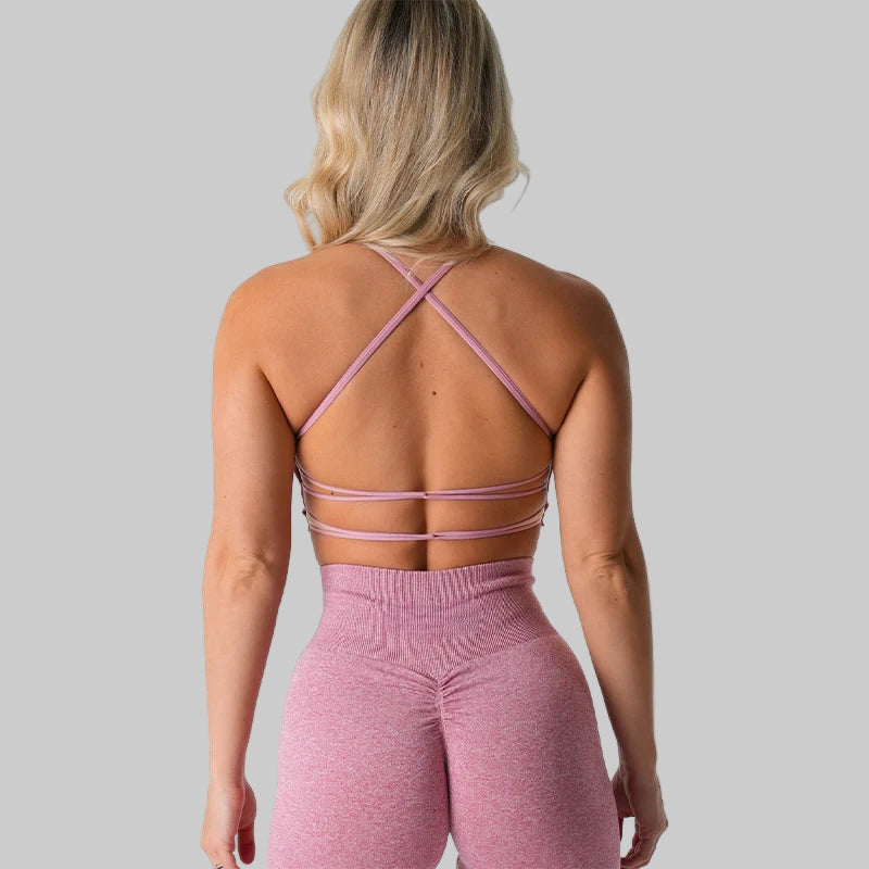 Seamless Sexy Back Padded Top