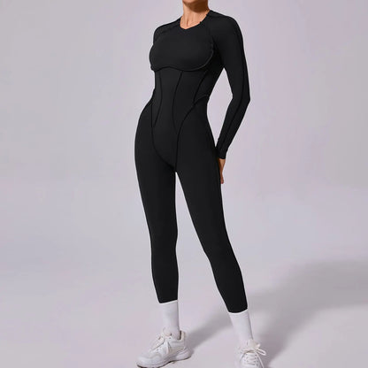 LunaFit Backless Yoga Jumpsuit