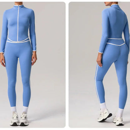 3 Piece Yoga Training Leggings and Coat