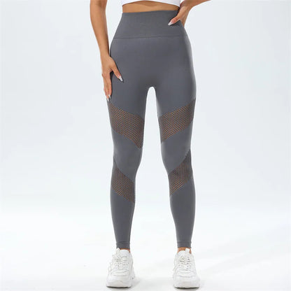 Seamless Hollow Yoga Leggings