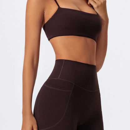 Pocket High-Waist Athletic Shorts