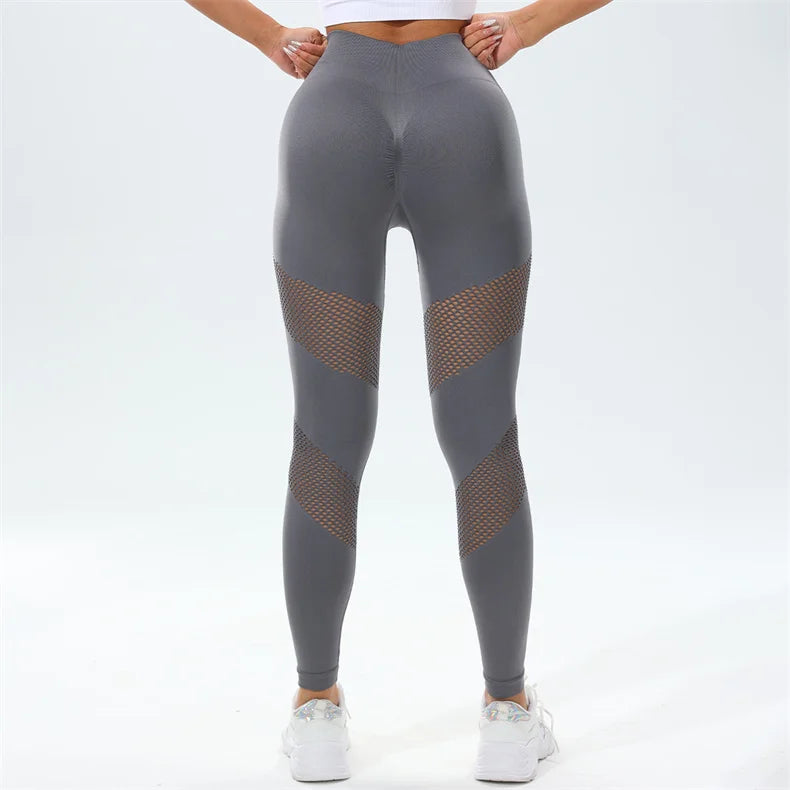Seamless Hollow Yoga Leggings