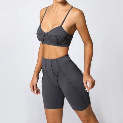 Push-Up Bra & Leggings Yoga Set