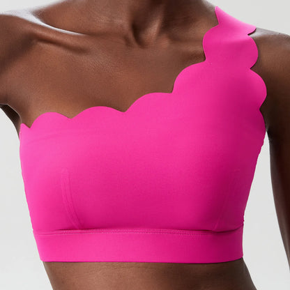 Sexy Single Strap Yoga Bra
