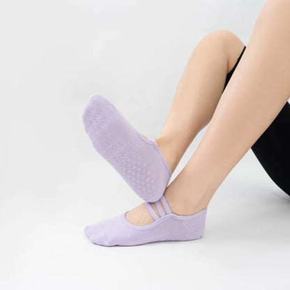 FlexBand Backless Yoga Socks (3 Pairs)