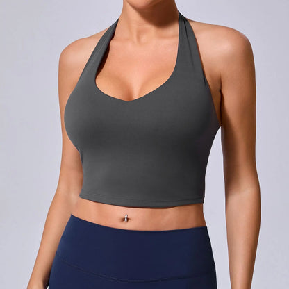 Padded Backless Sport Bra